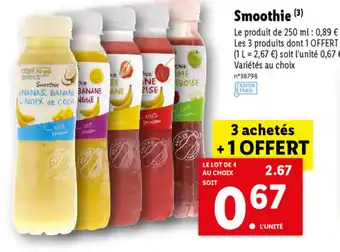 Lidl Smoothie offre