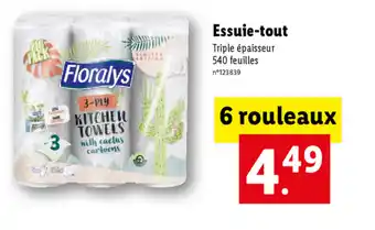 Lidl Essuie-tout offre