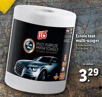 Lidl Essuie Tout Multi-Usages offre