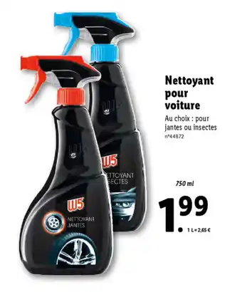 Lidl Nettoyant Pour Voiture offre