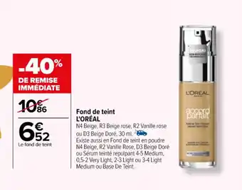 Carrefour Fond de teint L'ORÉAL offre