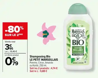Carrefour Shampooing Bio LE PETIT MARSEILLAIS offre