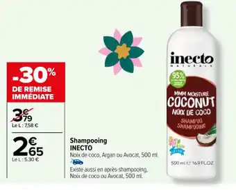 Carrefour Shampooing INECTO offre