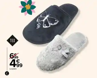 Carrefour Mule ou ballerine adulte offre