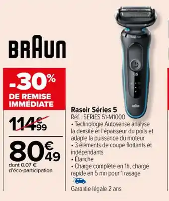 Carrefour Rasoir Séries 5 offre