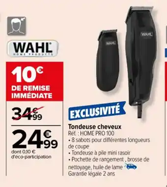 Carrefour Tondeuse cheveux offre