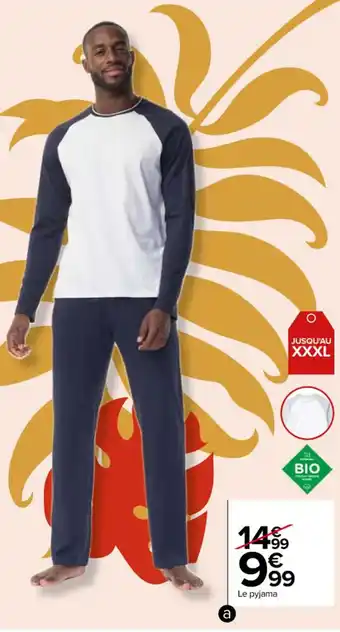 Carrefour Pyjama long homme offre