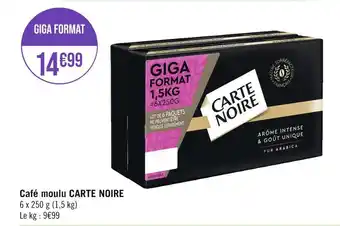 Casino Supermarchés Carte noire café moulu offre