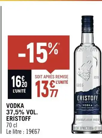 Eristoff vodka 37,5% vol
