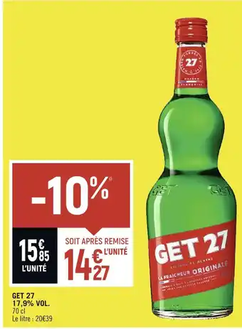 Get 27 get 27 17,9% vol