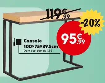 Maxi Bazar Console 100x75x39.5cm offre