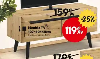 Maxi Bazar Meuble tv 107x50x40cm offre