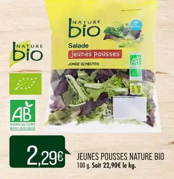 Match Nature bio jeunes pousses offre
