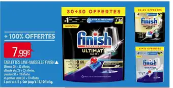 Match Finish tablettes lave-vaisselle offre