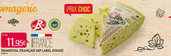 Match Emmental français igp label rouge offre