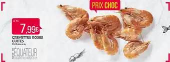Match Crevettes roses cuites offre