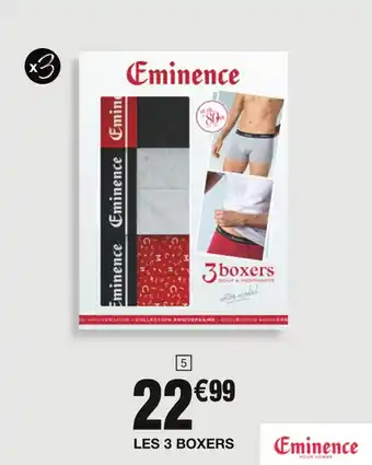 Cora x Carrefour Eminence boxers homme offre