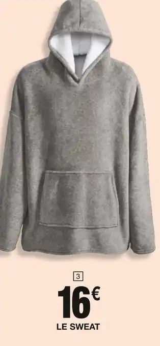 Cora x Carrefour Influx sweat offre