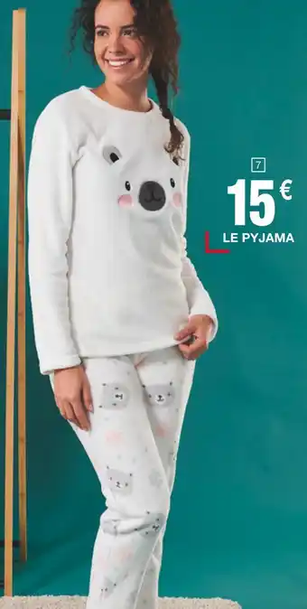 Cora x Carrefour Influx pyjama offre
