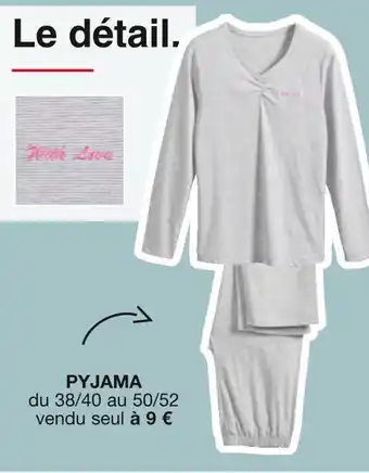 Cora x Carrefour Influx pyjama offre