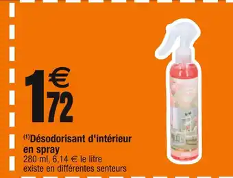 Cora x Carrefour Désodorisant d'intérieur en spray offre