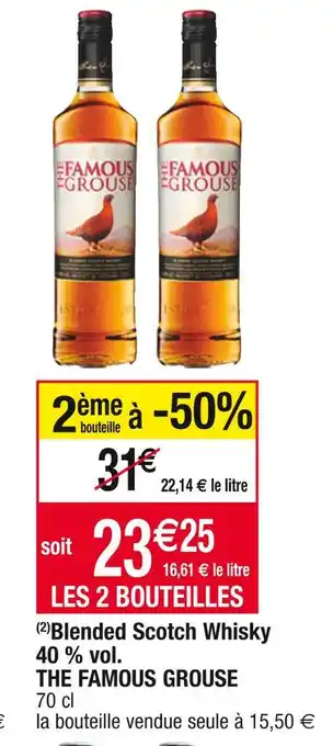 The famous grouse blended scotch whisky 40 % vol
