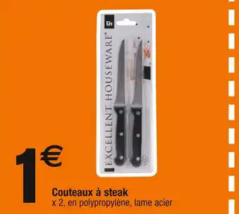 Cora x Carrefour Couteaux à steak offre