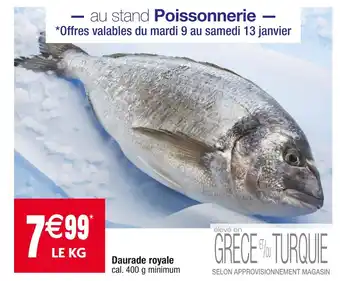 Cora x Carrefour Daurade royale offre