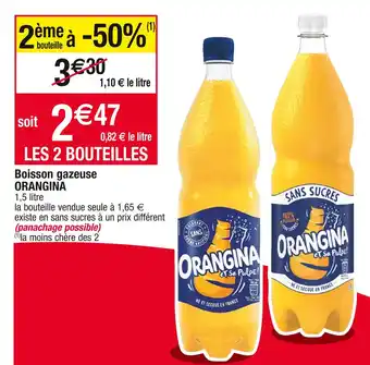 Cora x Carrefour Orangina boisson gazeuse offre