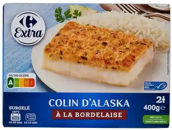 Carrefour Carrefour extra colin d'alaska cuisiné surgelé offre