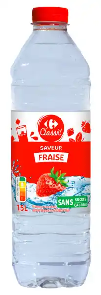 Carrefour Carrefour sur toutes les eaux aromatisées plates offre