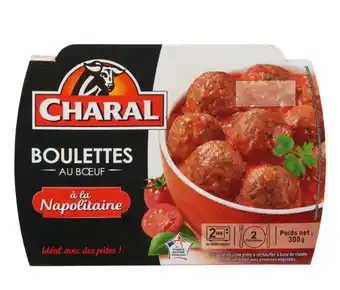 Carrefour Boulettes au bœuf à la napolitaine charal offre