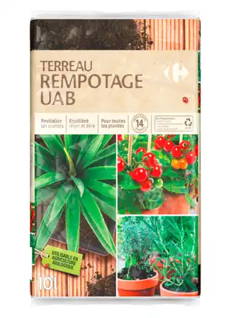Carrefour Carrefour terreau de rempotage carrefour offre