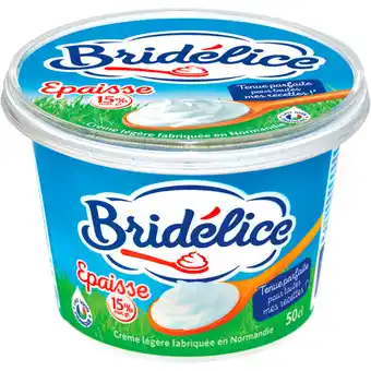 Carrefour Bridélice crème fraîche offre