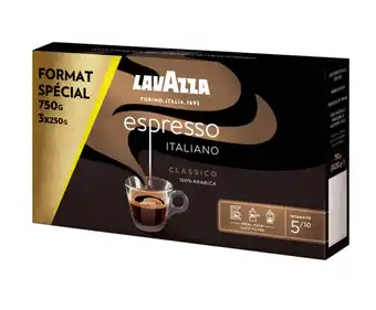 Carrefour Lavazza café moulu format spécial offre