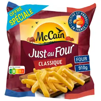 Carrefour Mc cain frites just au four surgelées offre spéciale offre