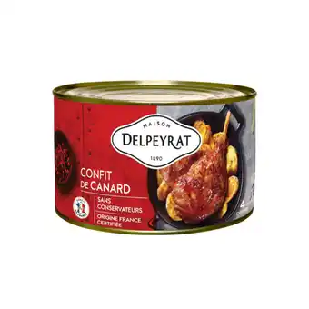 Carrefour Delpeyrat confit de canard offre