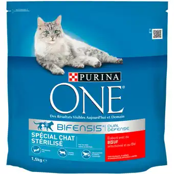 Carrefour Purina one croquettes pour chats stérilisés offre