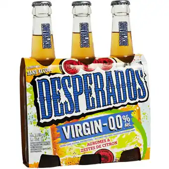 Carrefour Desperados virgin bière aromatisée sans alcool offre