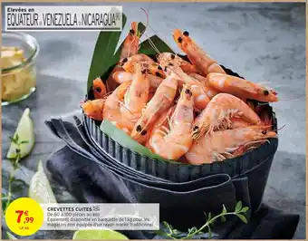 Intermarché Crevettes cuites offre