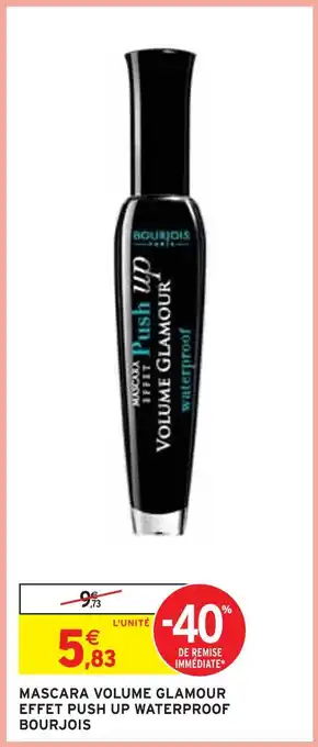 Intermarché Bourjois mascara volume glamour effet push up waterproof offre