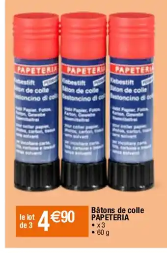 Migros Bâtons de colle offre