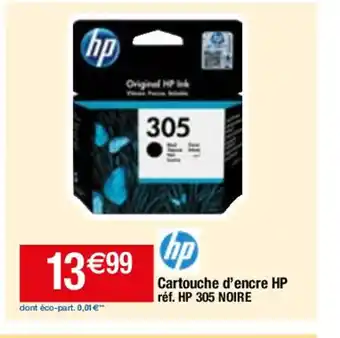 Migros Cartouche d'encre HP réf. HP 305 NOIRE offre