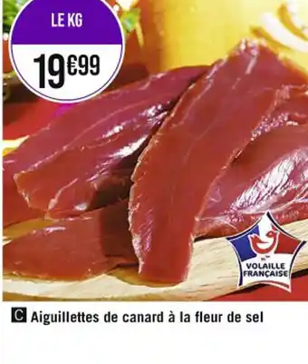 C Aiguillettes de canard à la fleur de sel