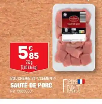 ALDI SAUTÉ DE PORC offre