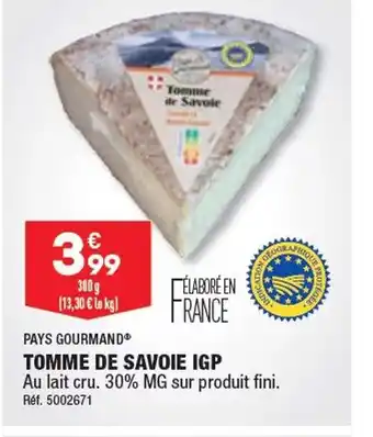 ALDI TOMME DE SAVOIE IGP offre