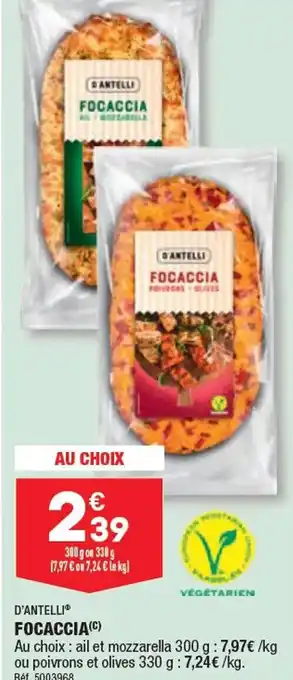 ALDI FOCACCIA offre