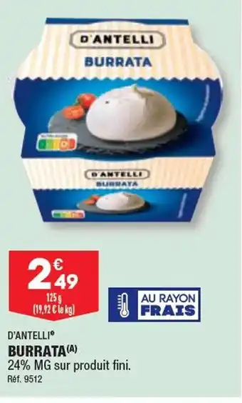 ALDI BURRATA (A) offre