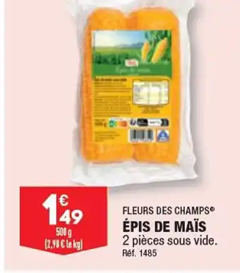 ALDI FLEURS DES CHAMPS ÉPIS DE MAÏS offre