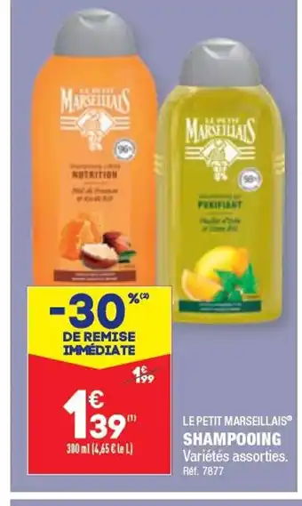 ALDI LE PETIT MARSEILLAIS SHAMPOOING offre